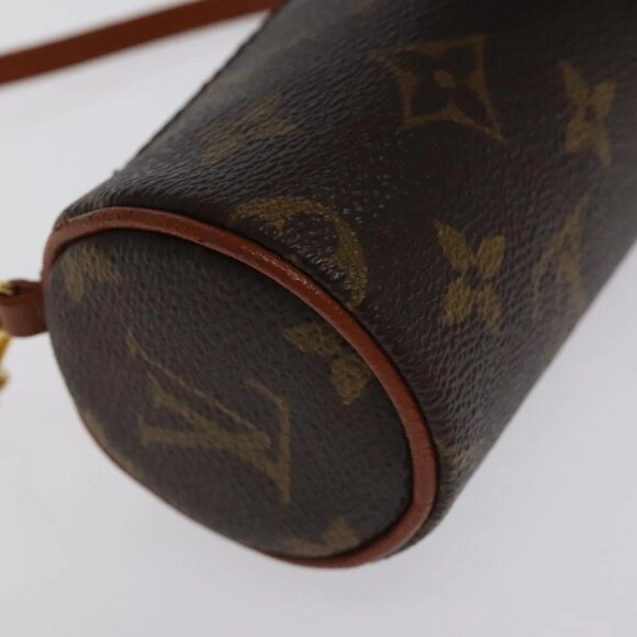 LOUIS VUITTON Monogram Papillon Pouch LV Auth - Picture 13 of 16